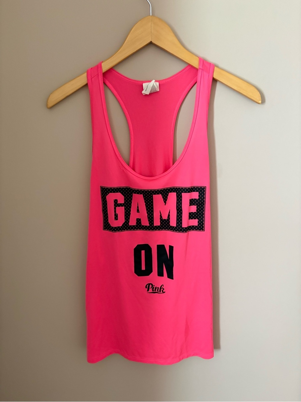 PINK Victoria's Secret 'Game On' Racerback Tank Top Sz M